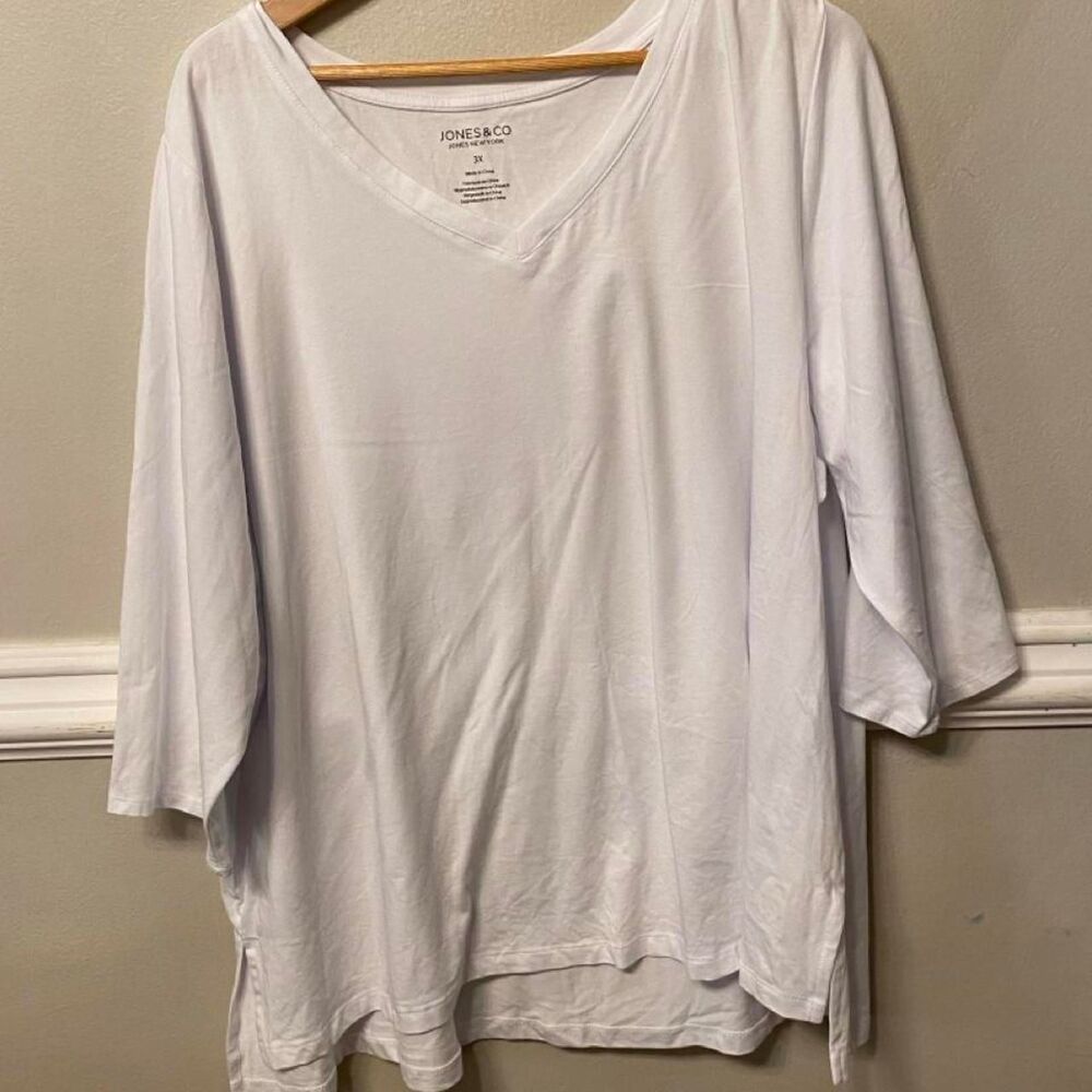 Jones-new-york Women's White T-shirt